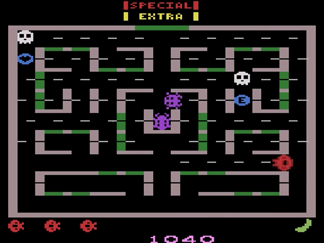 Lady Bug Arcade screenshot 3 for Atari 2600